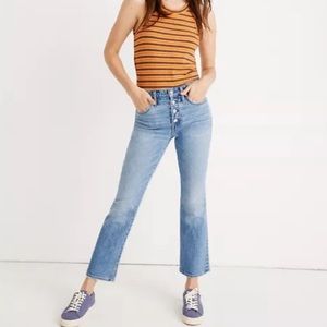Madewell Cali Demi Boot Jean Medium Wash Size 24